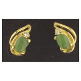 Genuine Jade Fashion Earrings