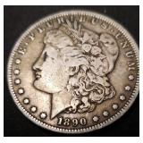 1890-0 Morgan Silver Dollar