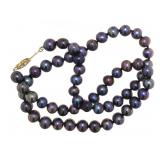 14kt Gold 7 mm Tahitian Pearl 16.5" Necklace