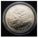 1991-95-D WW11 Silver Dollar