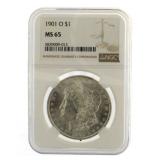 1901-O MS65 GEM Morgan Silver Dollar