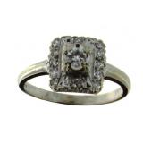 14kt Gold Antique Diamond Ring