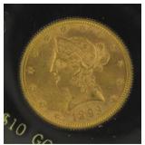 1893 AU Liberty Head $10 Gold Eagle