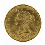 1895 AU Liberty Head $10 Gold Eagle