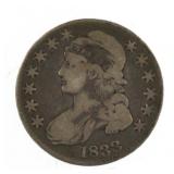 1833 Capped Bust Silver Half Dollar
