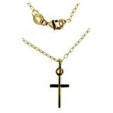 14kt Gold Cross Pendant