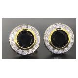 Genuine Smoky Quartz Fashion Earrings