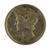 1919 Mercury Silver Dime *High Grade/Split Bands