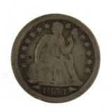 1853 Seated Liberty Silver Dime