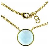 Beautiful Round Two Toned Fashion Necklace