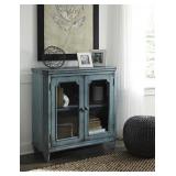 Ashley T505-742 Antique Teal Cabinet