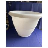 (2) 21" Plastic Flower Pots