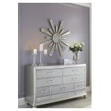 Ashley B650 Large Silver Dresser Base