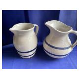 Blue Striped Pitchers Vintage (sm Chip)