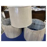 (3) New Lamp Shades
