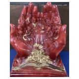 Red & Gold Religious Statue