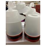 (4) Pc Set Battery Lanterns (Hook for Hanging Or