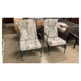 2 Estate Wrought Iron Chairs