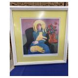 (2) Pc Art by M Mason Heavenly Cats & Lost n