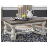 T814-1 Distressed Farmhouse  Cocktail Table