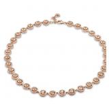 Brilliant 34.00 ct Morganite Evening Necklace