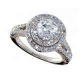 14kt Gold 2.32 ct Round Diamond RIng
