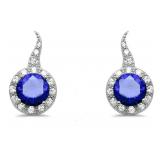 Stunning 4.00 ct Sapphire Stud Earrings