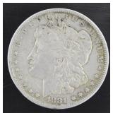 1881-S Morgan Silver Dollar