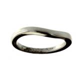 14kt White Gold Heavy Designer Band