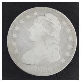 1836 Capped Bust Silver Half Dollar