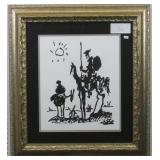 Don Quixote Silkscreen by Pablo Picasso
