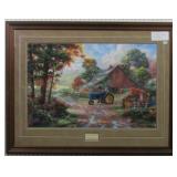Summer Farm Giclee by Thomas Kinkade