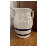 Roseville OH 2 Quart Crock Pitcher