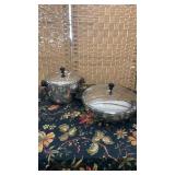 Estate Farberwate Skillet & Cooker with Lids