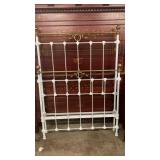 Twin - Outstanding Antique Iron-Brass Bed w/Rails