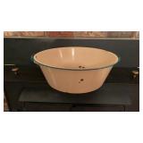 Large Vintage Granite Washpan