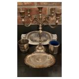 Estate Silver Plate Decor