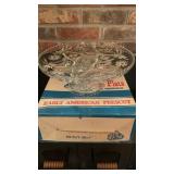 Vintage Star of David Cake Plate W/ Original Box