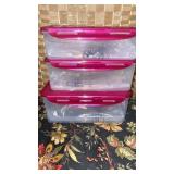 (3) Pc Lock n Lock Bowls