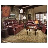 Corinthian Italian Leather DBL REC Sofa/Love Seat