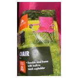 Pink Durable Steel Chair