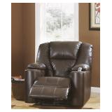 Ashley 764 Brown Durahide Power Recliner