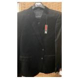 48 Reg Slim Black Velvet New Jacket