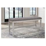 Teganville Counter Height Dining Room Bench (D755)