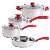 Sunbeam 7pc Stainless Steel Cookware Set
