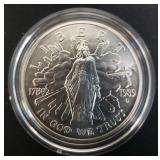 1989-D Congress Silver Dollar