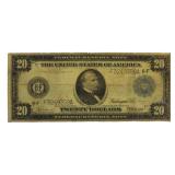 Series 1914 Large $20 Federal Reserve Note