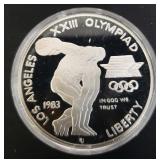 1983-S Olympic Silver Proof Dollar