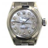 Oyster Perpetual Lady Date 26 Rolex w/MOP Diamond