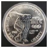 1983-P Olympic Silver Dollar
